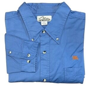 Tri-Mountain Men's Big and Tall Button Up‎ Long Sleeved Dress Shirt for JBL 3XL